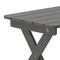 Flash Furniture Gray Portable Folding Adirondack Side Table LE-HMP-2012-1620H-GY-GG - alternate 9